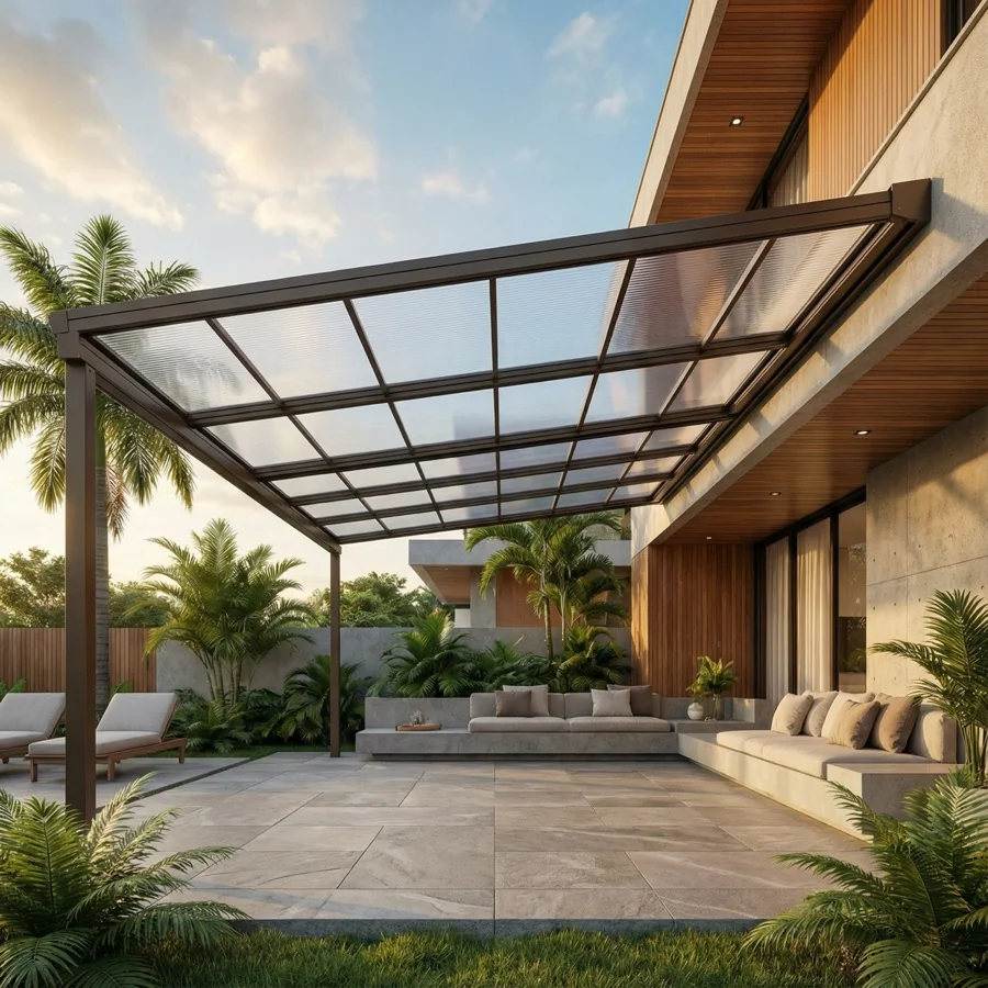 Cobertura de Policarbonato 9